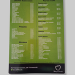 Cardápio Maçã Verde