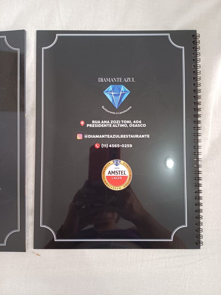 CARDAPIO DIAMANTE AZUL