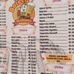 CARDÁPIO BOTECO SEM RESPONSA